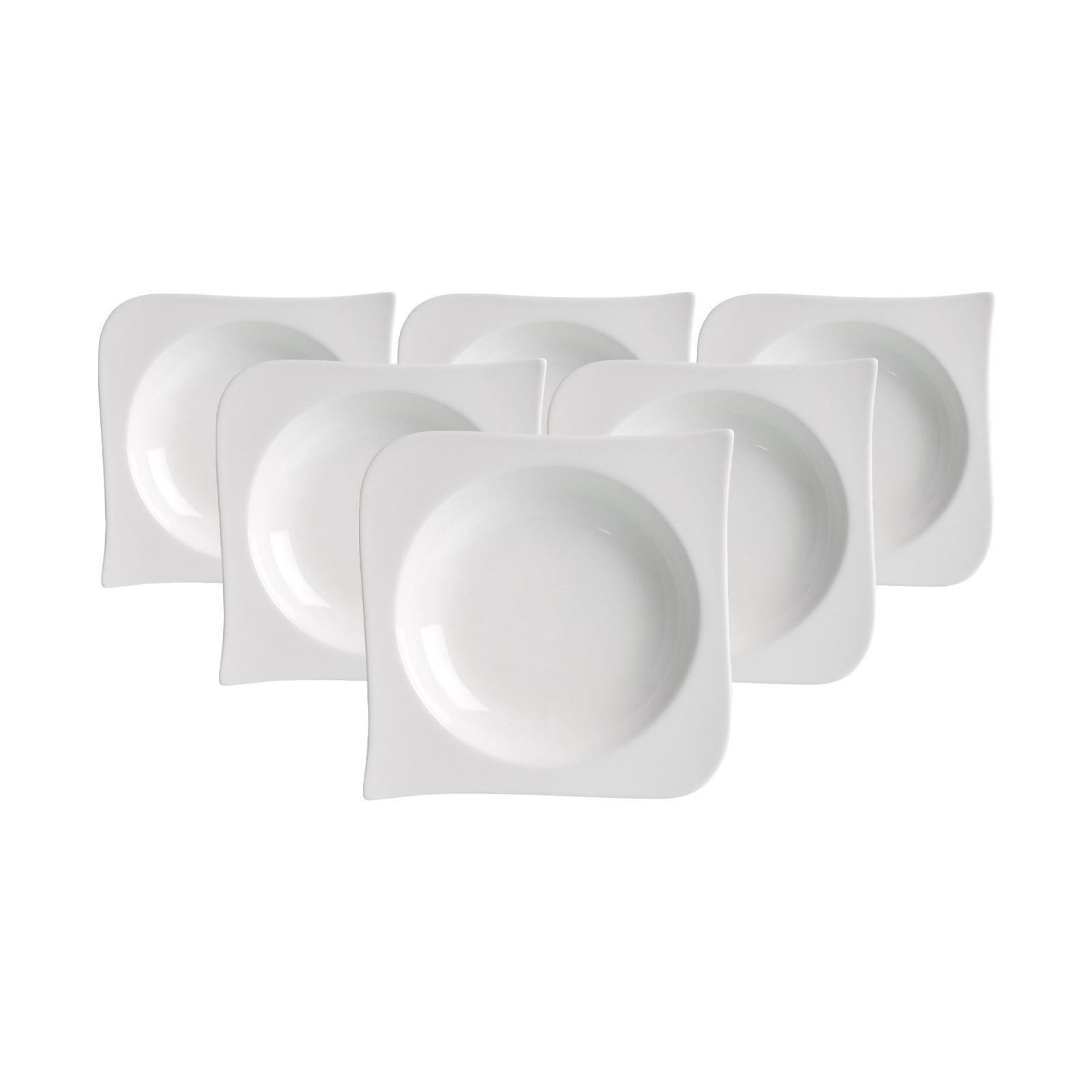 SERVIERSCHALEN Melodie weiß ø 18 cm 6er Set - Weiß, Keramik (18/4/18cm) - Ritzenhoff Breker
