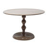 COUCHTISCH rund aus Aluminium 59cm, taupe - Braun, Metall (59/59/39cm) - Giga Meubel