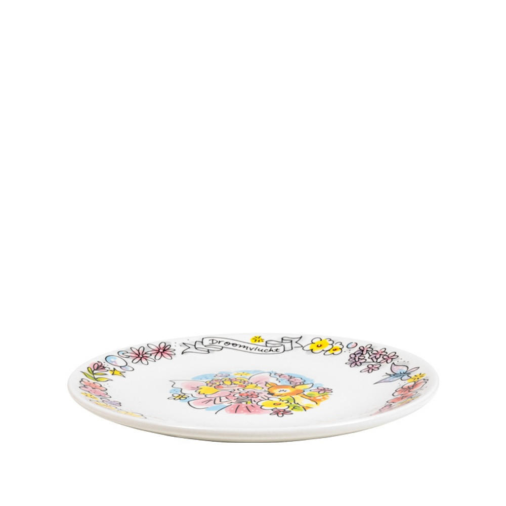 TELLER Traumflug in Bunt - 18cm - Multicolor, Keramik (18/18/2cm) - Blond Amsterdam