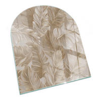 GLASPLATTE für Kamin 80x70 cm Beige - Beige, Glas (80/70/0.4cm) - ArtPrintCave