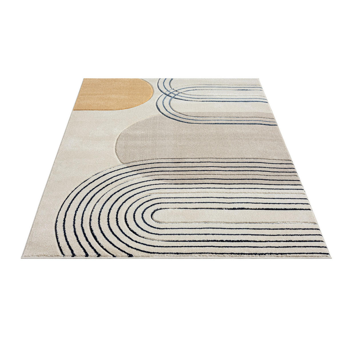 KURZFLOR-TEPPICH Bonito 7157 Beige 200x290 cm - Beige, Textil (200/290cm) - carpet city