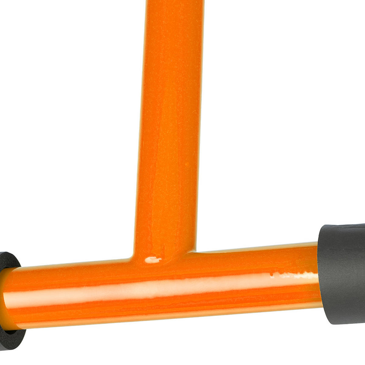 DECKENHAKEN 4 Stück T-förmige Solide Struktur aus Kohlenstoffstahl in Orange Vielseitig einsetzbar Belastbarkeit 43,5 x 29 cm - Orange, Metall (29/1/43.5cm) - Livingandhome