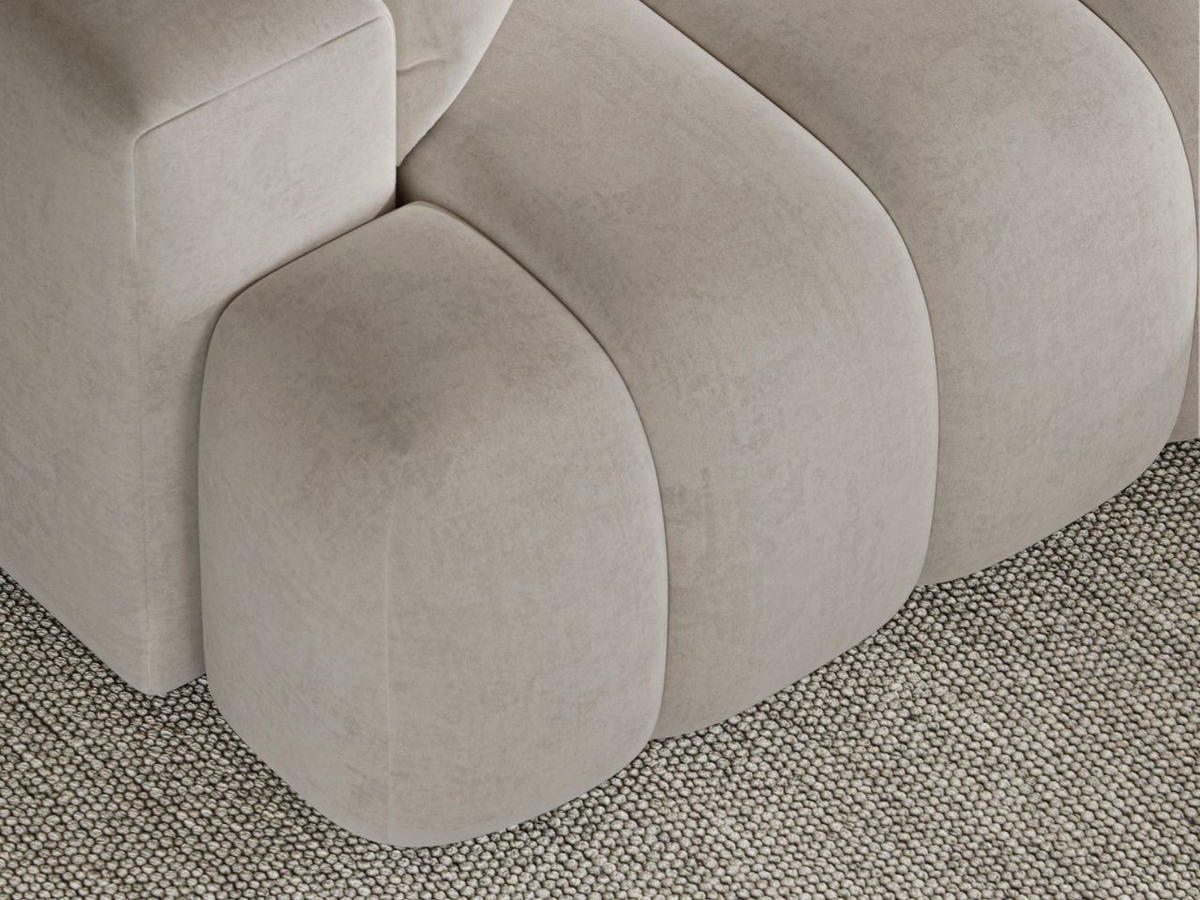 ECKSOFA Caleo Beige Rechts - Beige, Holz/Textil (270/170cm) - Graingold