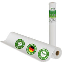 GLATTVLIES - Weiß, 25,00 m x 1 m - 150g/m² - Weiß, Papier (2500/100cm) - Veluxis