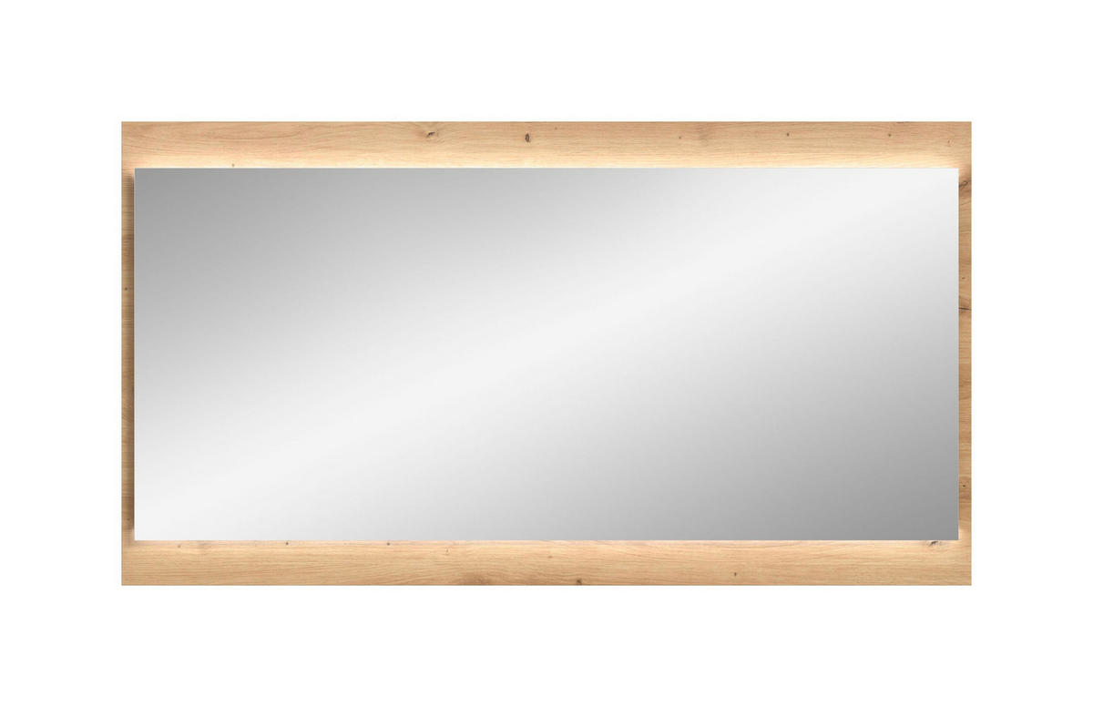 SPIEGEL DRIVE (B/H/T: ca. 110/60/6 cm) in Artisan Oak Nachbildung/Artisan Oak Nachbildung - Eiche Artisan, Glas (110/60/6cm)