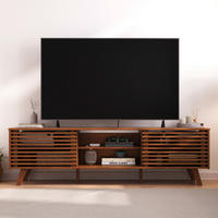 LOWBOARD FÜR 75" TV RIAN - Kastanienfarben, Holz (175/50/38cm) - IDIMEX