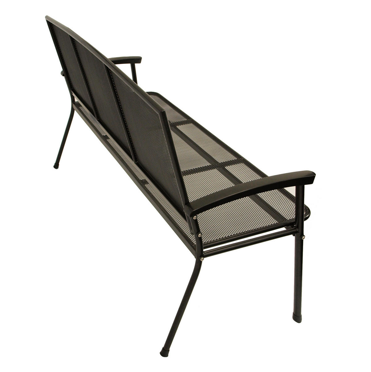 GARTENBANK Roma 3-Sitzer aus Streckmetall - Grau, Metall (171/92/65cm) - TPFGarden