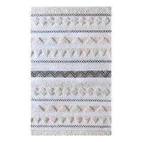 TEPPICH Lenity elfenbein 120 x 180 cm - Weiß, Textil (120/180cm) - The Rug Republic