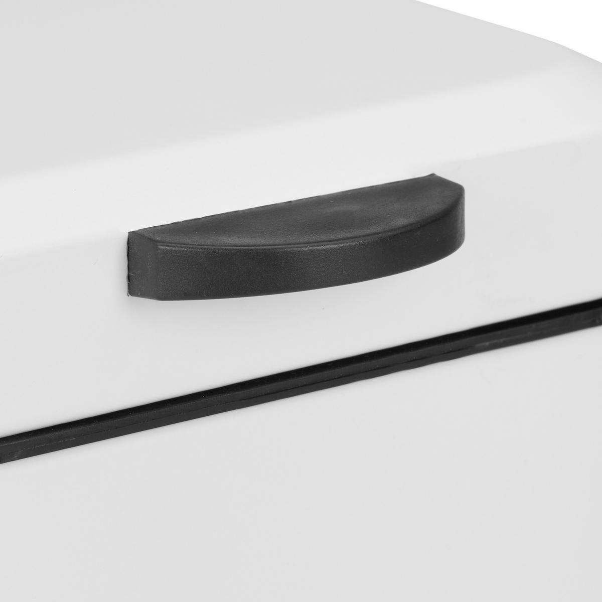 KOSMETIKEIMER - Weiß, Kunststoff/Metall (16/24/22cm) - Relaxdays