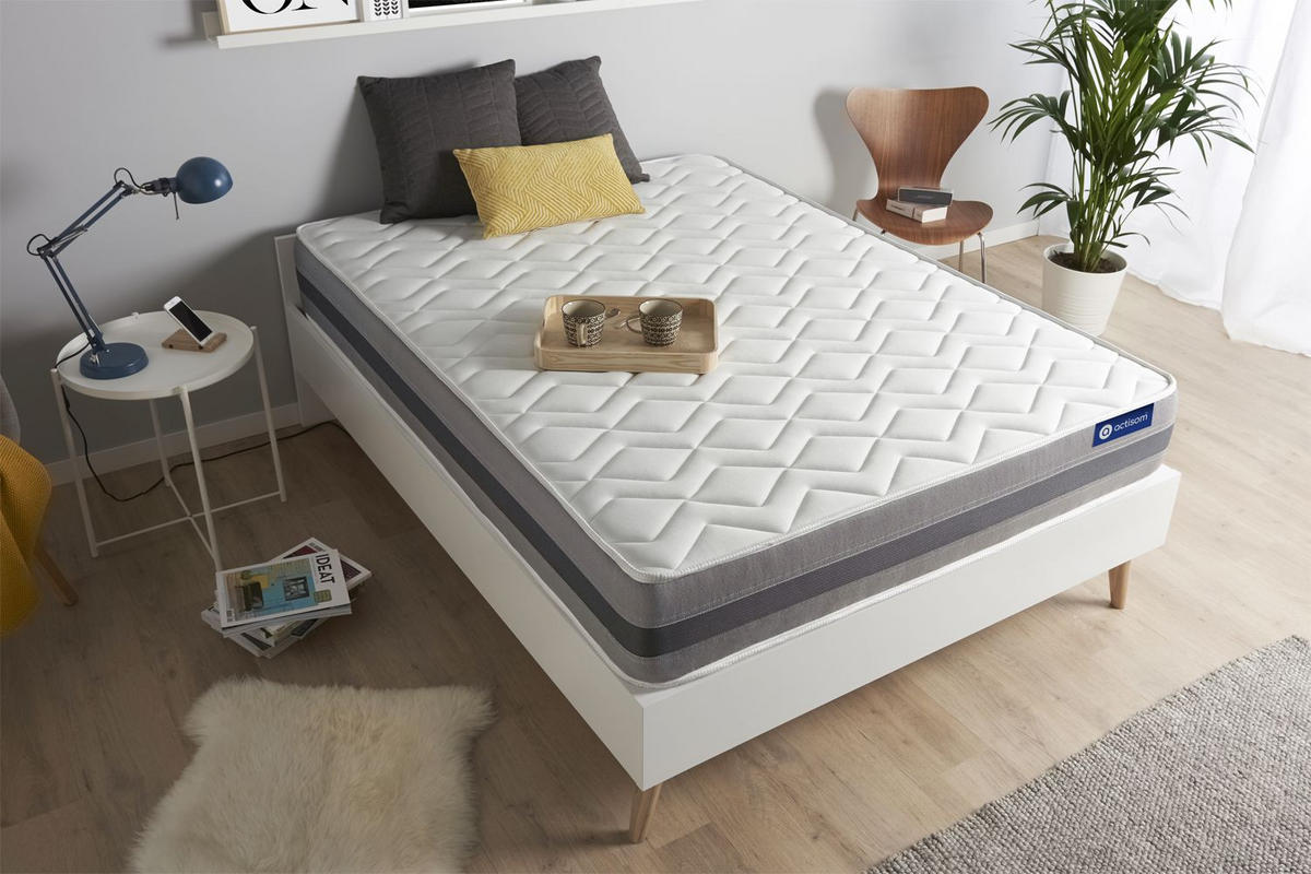 MATRATZE Actimemo relax Memory-Schaum 120 x 220 cm h2 - Weiß, Textil (120/220cm) - ACTISOM