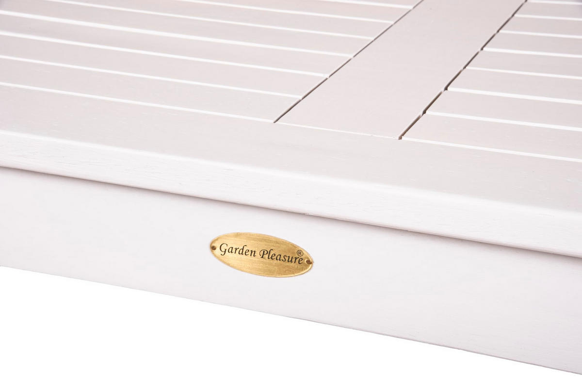 GARTENTISCH Nantes Terrassentisch - Grau, Holz (165/80/75cm) - DELUKE