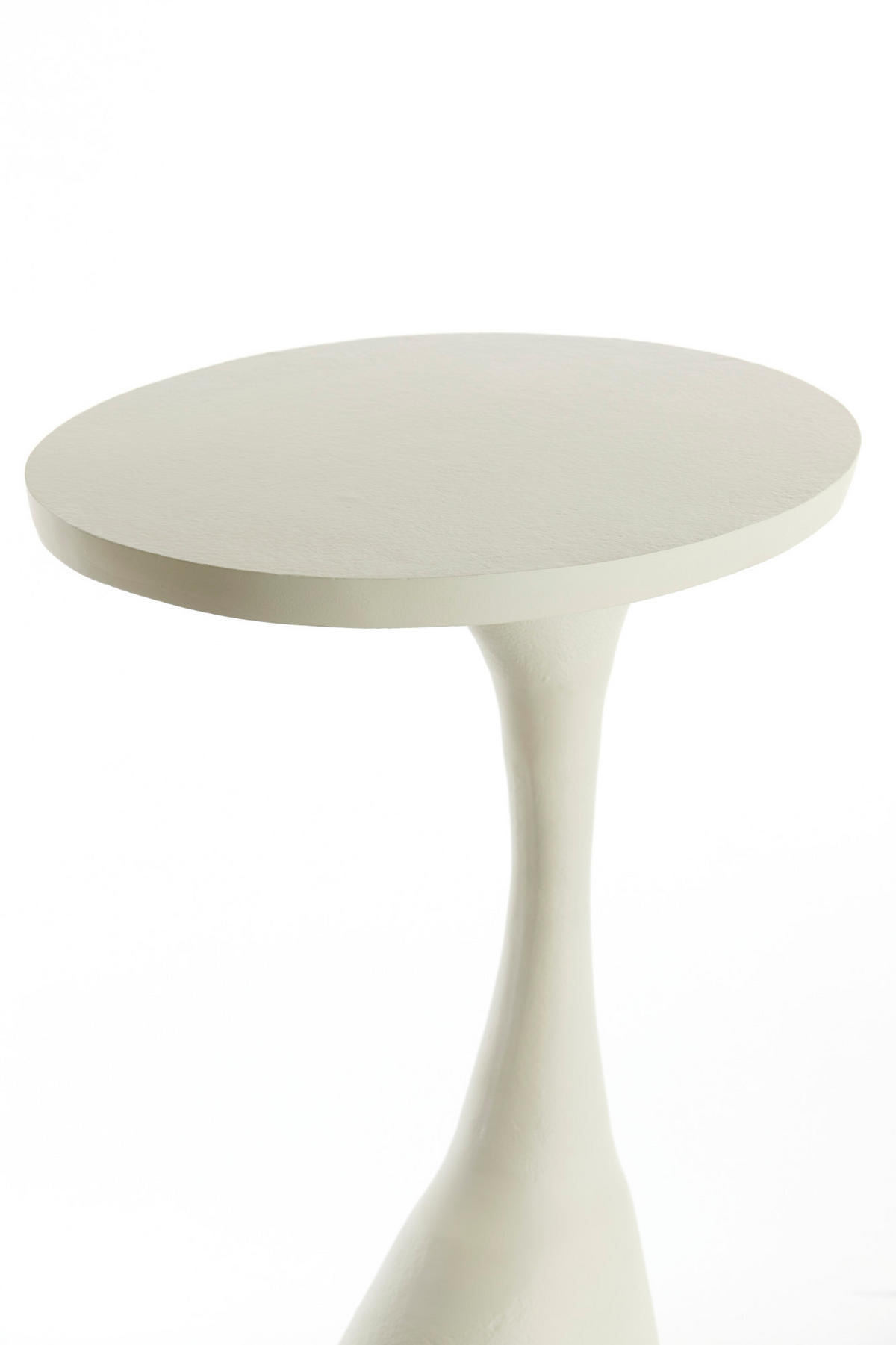 BEISTELLTISCH Macau Weiß 40/33/55 cm - Weiß, Metall (40/33/55cm) - Light & Living