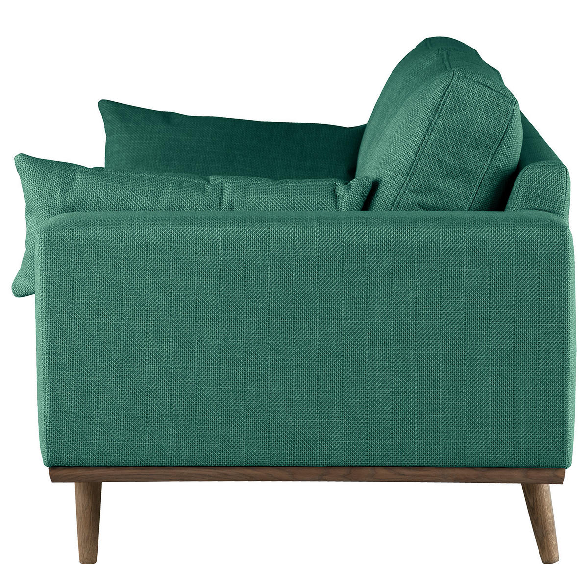 3-SITZER SOFA - Dunkelgrün, Textil (237/81/88cm) - home24