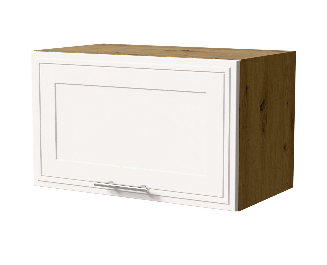 KLAPPHÄNGESCHRANK Salo W4B/60 Eiche Artisan / Weiß Matt 60 / 32,5 / 36cm - Blum Aventos Klappenbeschlag - Eiche Artisan/Weiß, Holz/Holzwerkstoff (60/36/32.5cm) - Feldmann-Wohnen
