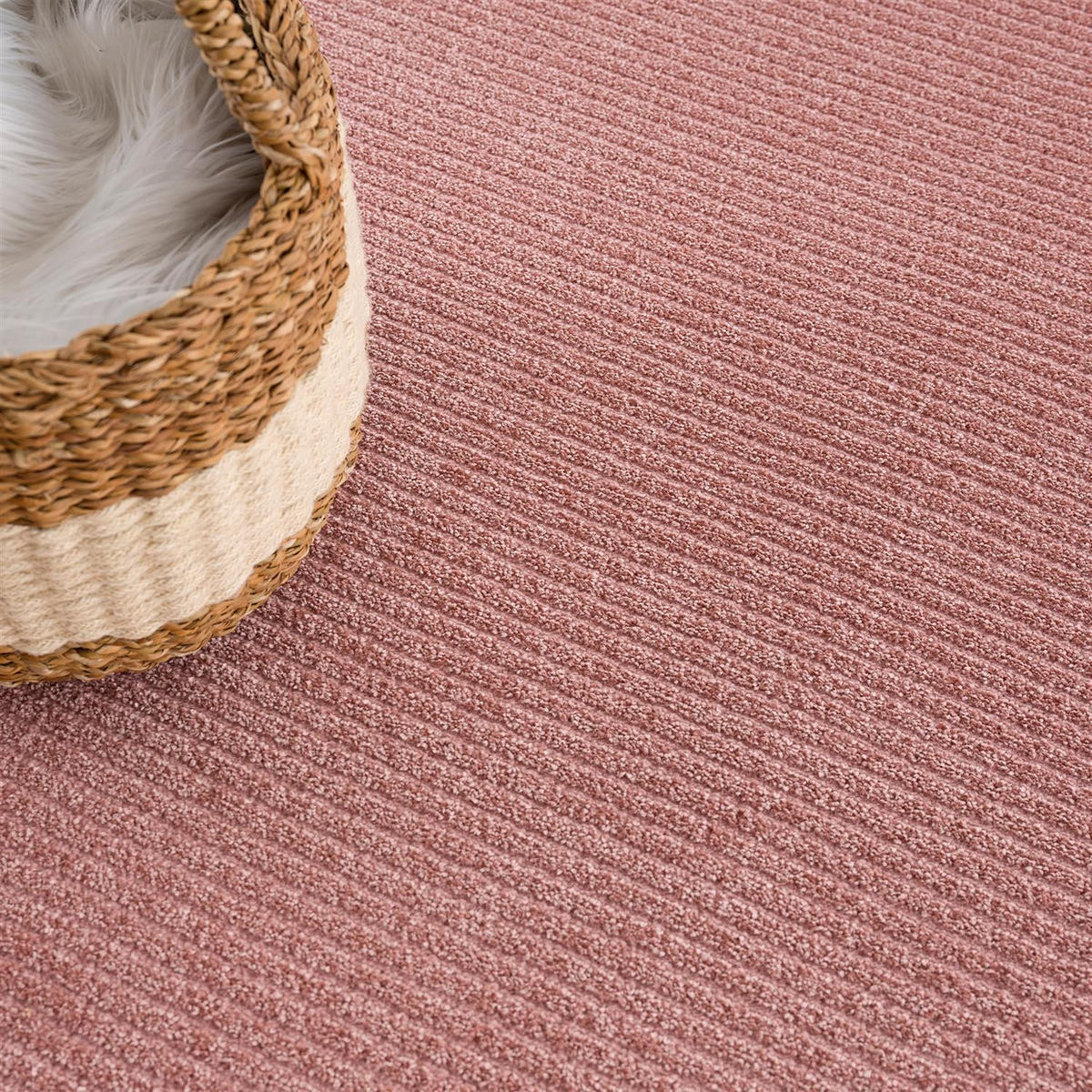 KURZFLOR-TEPPICH Fancy 900 Rosé 160x230 cm - Rot/Rosa, Textil (160/230cm) - carpet city