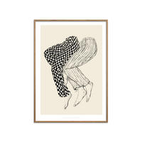 POSTER mit Rahmen Jenny Liz Rome - Love 1 - Eichefarben/Naturfarben, Holz/Papier (50/70cm) - Poster&Frame