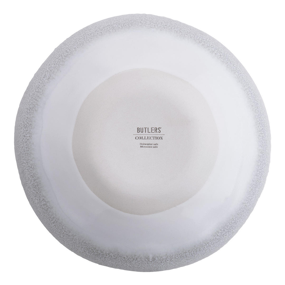 GESCHIRR-SET (12-teilig) Atlantis - Weiß/Grau, Keramik (28/3/28cm) - Butlers