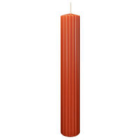 RILLEN KERZEN Dukat 300 x Ø 45 mm, 4 Stück - Terra cotta, Paraffin (8/15/15cm) - Wiedemann Kerzen