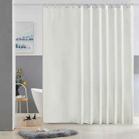 DUSCHVORHANG Textil Beige 275 x 180 cm - Weiß, Textil (275/180cm)