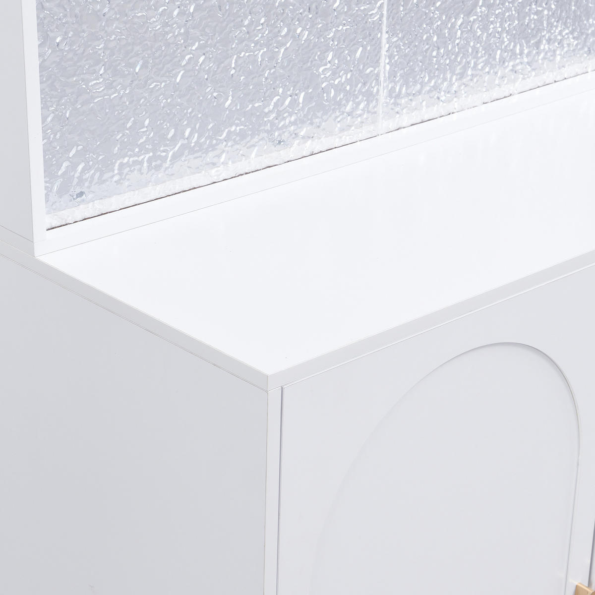 SCHUHSCHRANK aus MDF 80x35x175,5cm in Weiß mit Soft-Close & Haken - Weiß, Holzwerkstoff (80/175.5/35cm) - Modfu