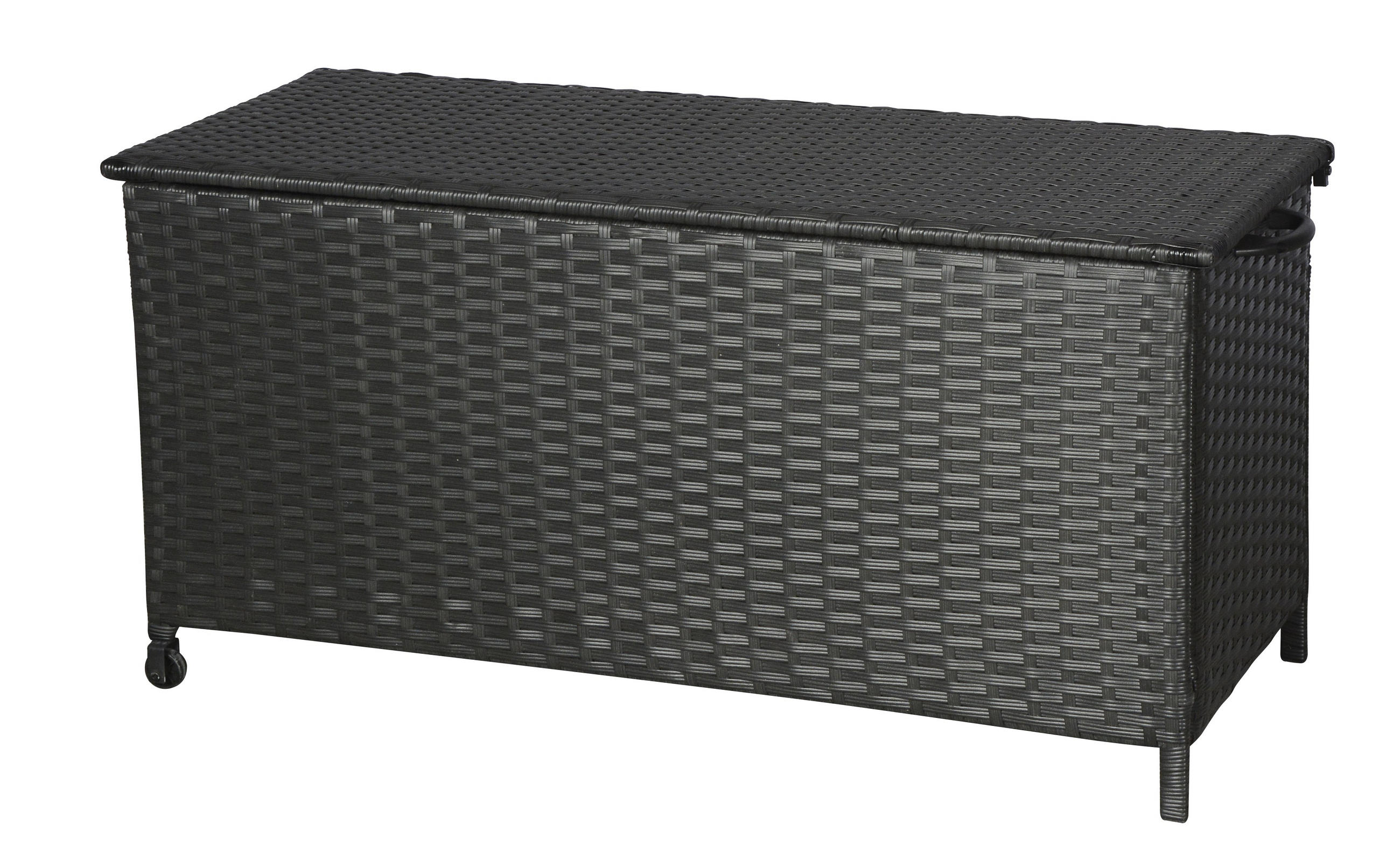 KISSENBOX Schwarz - Schwarz, Holzwerkstoff (133/63/54cm) - ebuy24