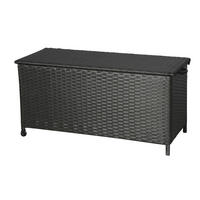 KISSENBOX Schwarz - Schwarz, Holzwerkstoff (133/63/54cm) - ebuy24