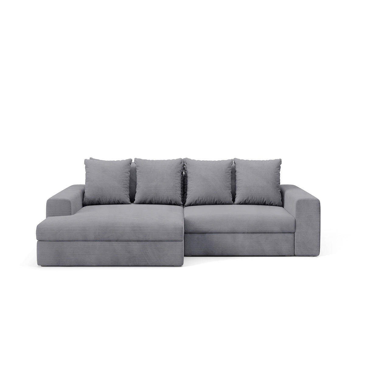 Petits-meubles Ecksofa Grau 272x167 cm