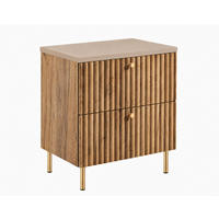 BADEZIMMERSCHRANK: Craft Eiche Gold / Platte Kaschmir / Griffe Gold / Beine Gold, 60 x 44,4 x 73,6 cm - Eichefarben/Goldfarben, Holzwerkstoff (60/73.6/44.4cm) - 3XE LIVING