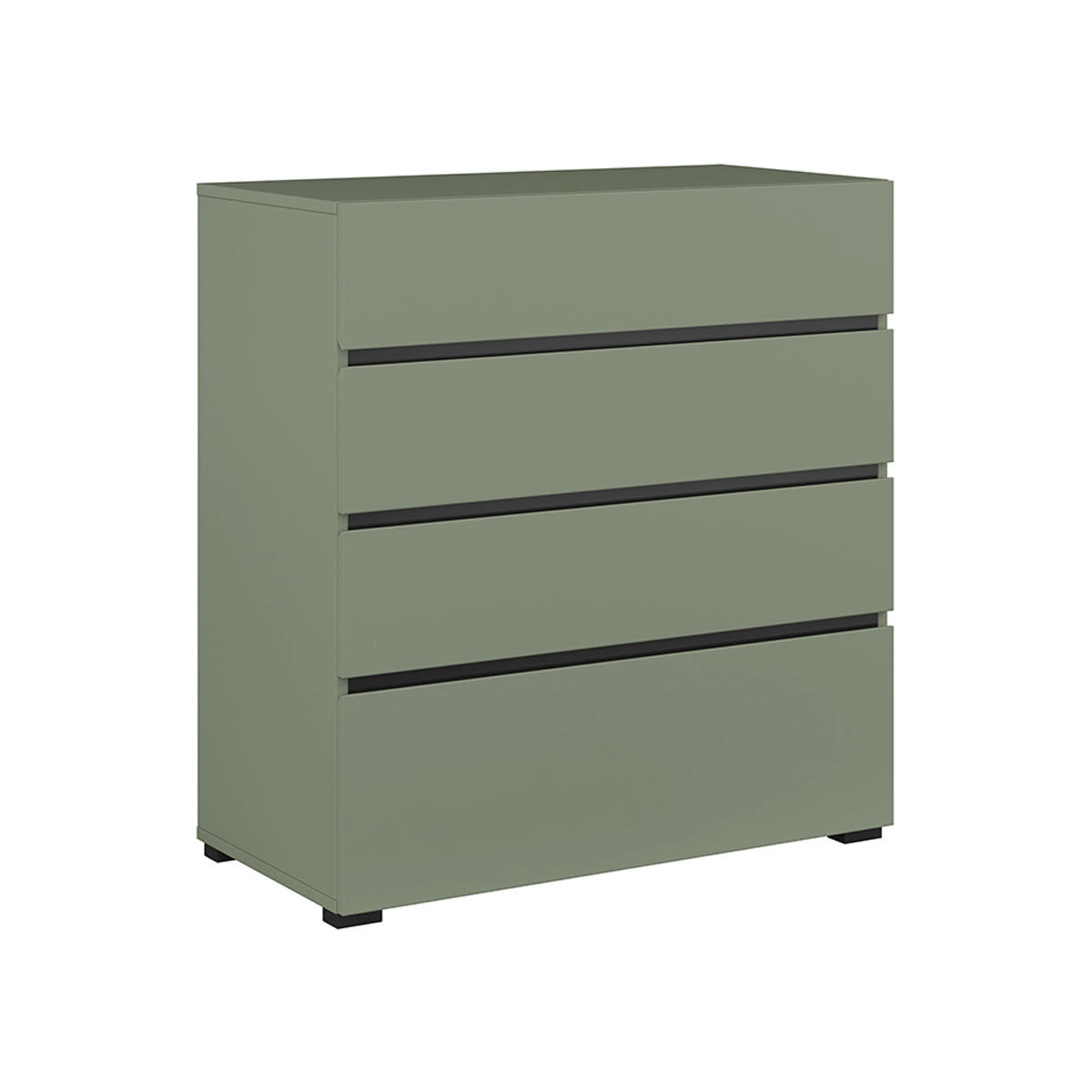 KOMMODE Lilia Grün - Grün, Holzwerkstoff (80/85.1/40cm) - Petits-meubles
