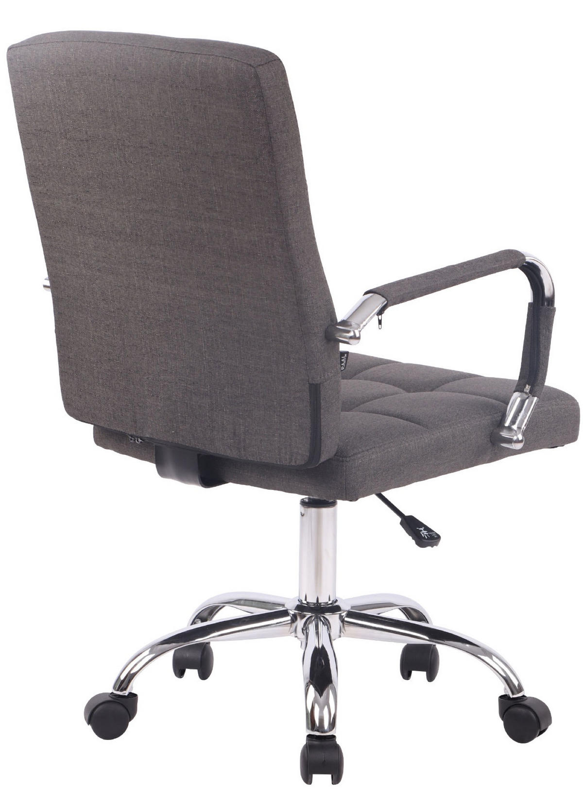 BÜROSTUHL Deal V1, Stoff Dunkelgrau - Dunkelgrau, Textil/Metall (56/104/62cm) - TPFLiving