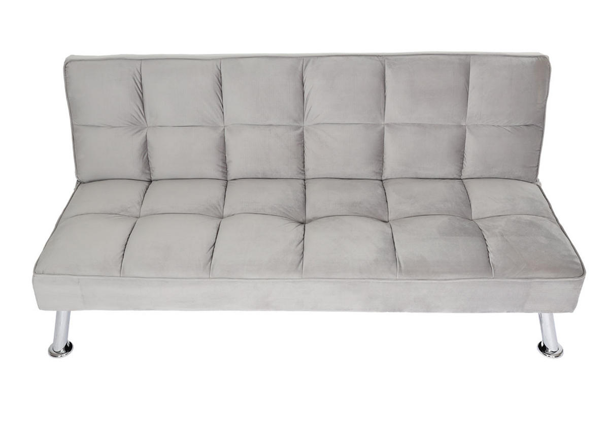 SOFA Grau - Grau, Textil (181/82/107cm) - MCW