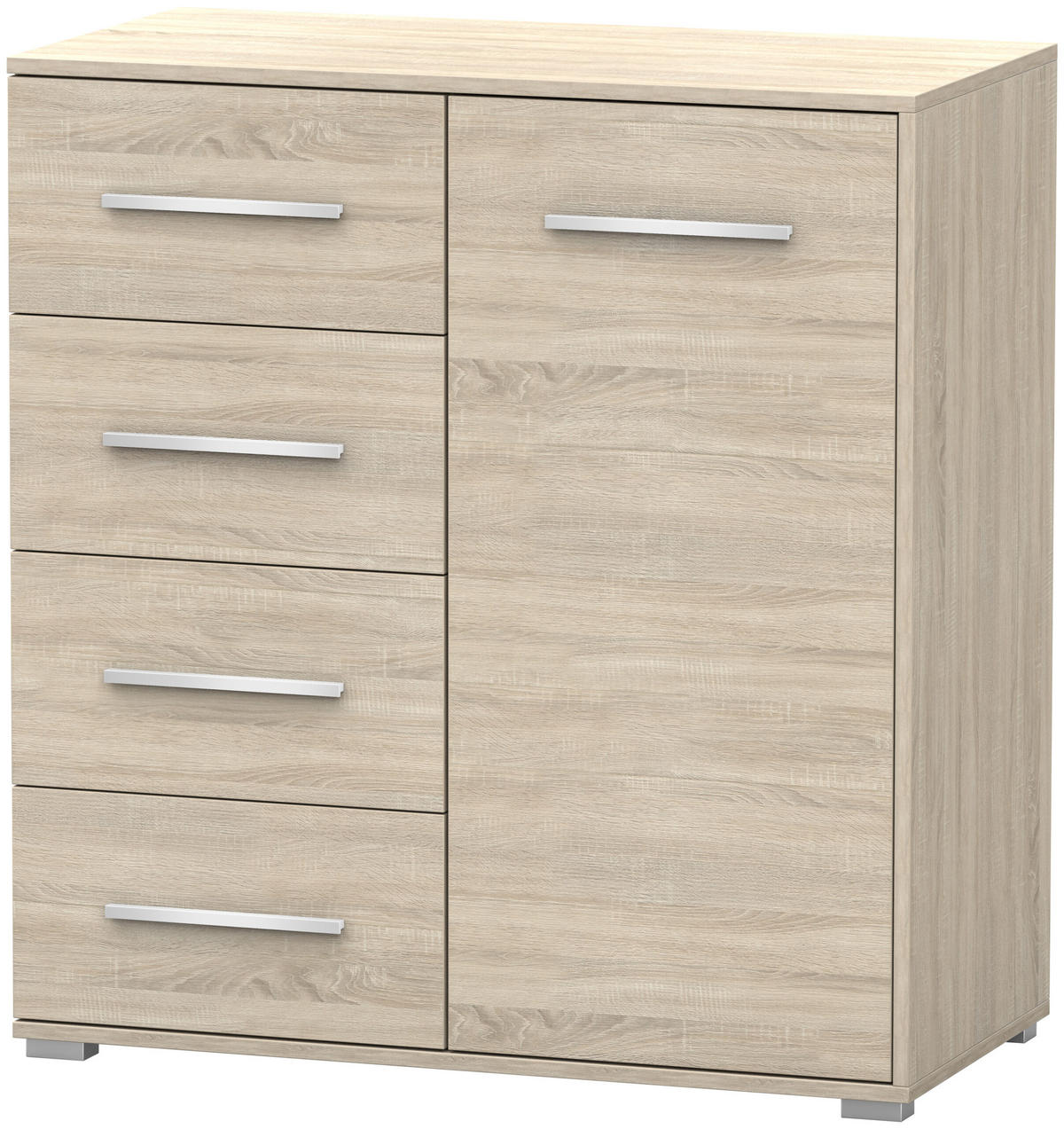 KOMMODE - Highboard IRYS MINI (sonoma) - Sonoma Eiche, Holzwerkstoff (90/95/45cm) - Möblo