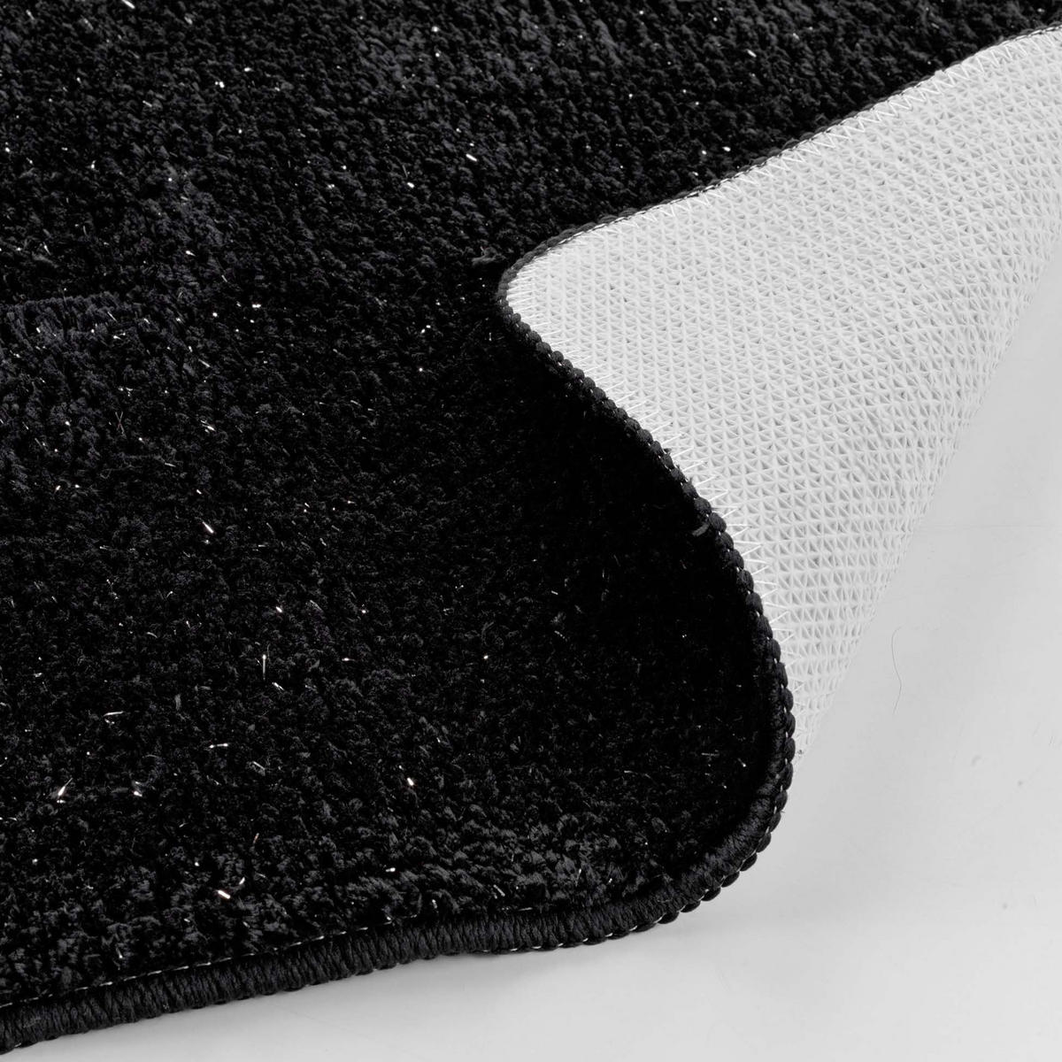 BADEMATTE Metropolis 45/75 cm - Schwarz, Textil (75/45cm) - Douceur d´intérieur