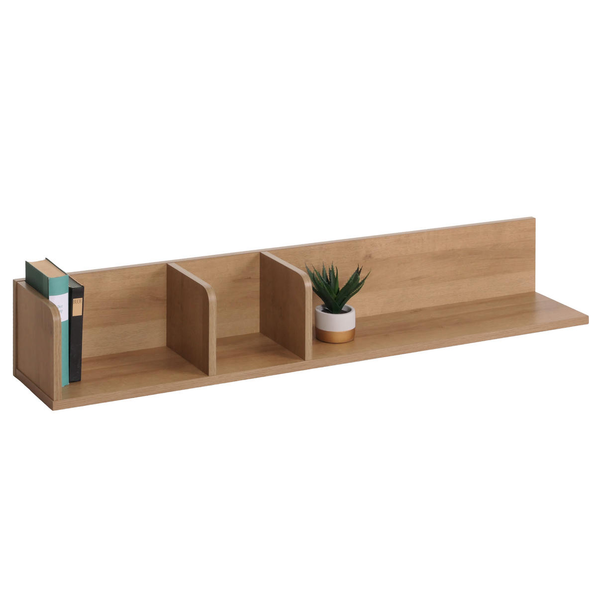 WANDREGAL Braun - Braun, Holz (120/20/21cm) - MCW