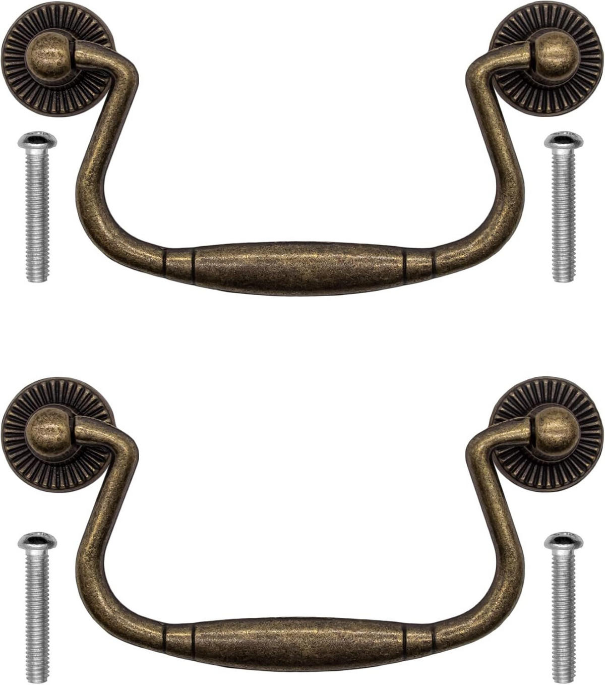 MÖBELGRIFF Bronze 2er-Set - Orange, Metall (5/5/9.9cm)