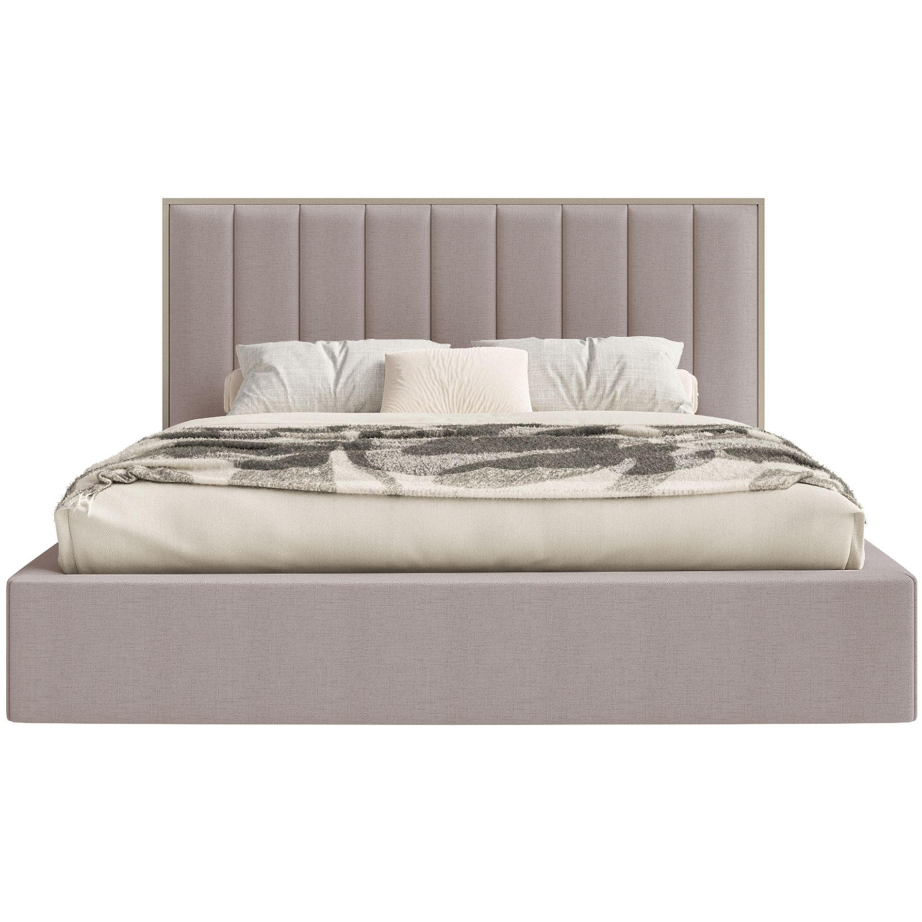 POLSTERBETT Togents Braun mit Chenillebezug und Bettkasten, 180x200 cm - Braun, Textil (180/200cm) - Selsey