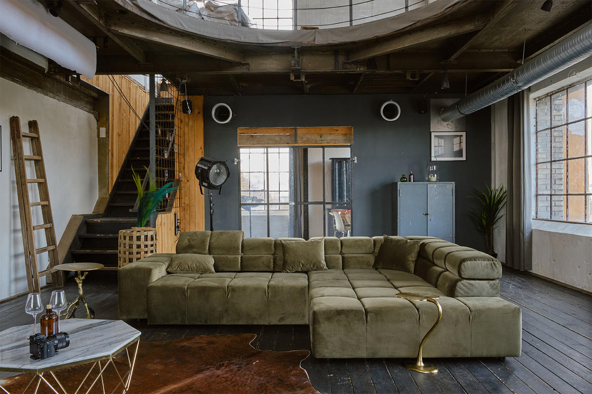 ECKSOFA MIT MOTORISCHEM SITZVORZUG NEVADA Hellgrün Velvet - Schwarz/Hellgrün, Textil (319/215cm) - KAWOLA