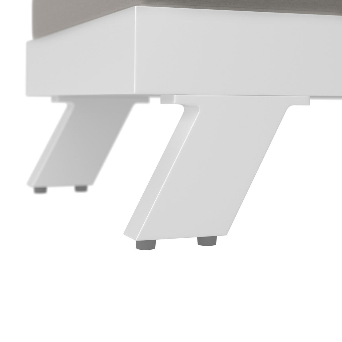 GARTENLIEGE Susa Hellgrau Metall/Outdoorstoff +Abdeckung - Hellgrau, Metall (1/40/200cm)