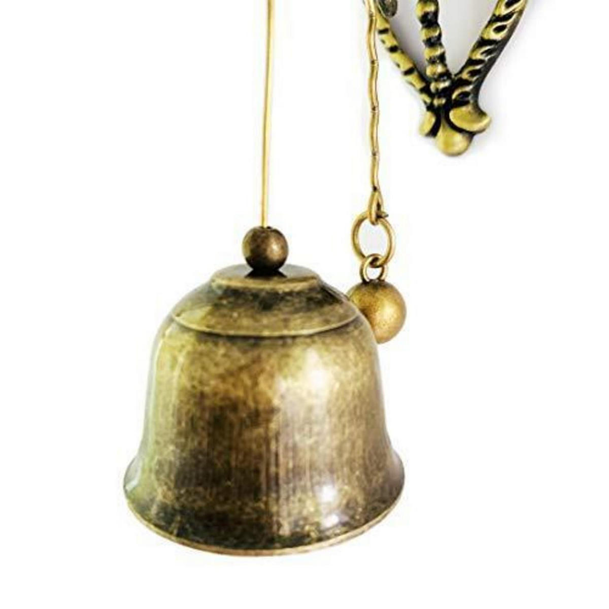 TÜRKLINGEL Pferde Metall Retro 10,9 cm - Bronzefarben, Metall (11/4.5/3.6cm)