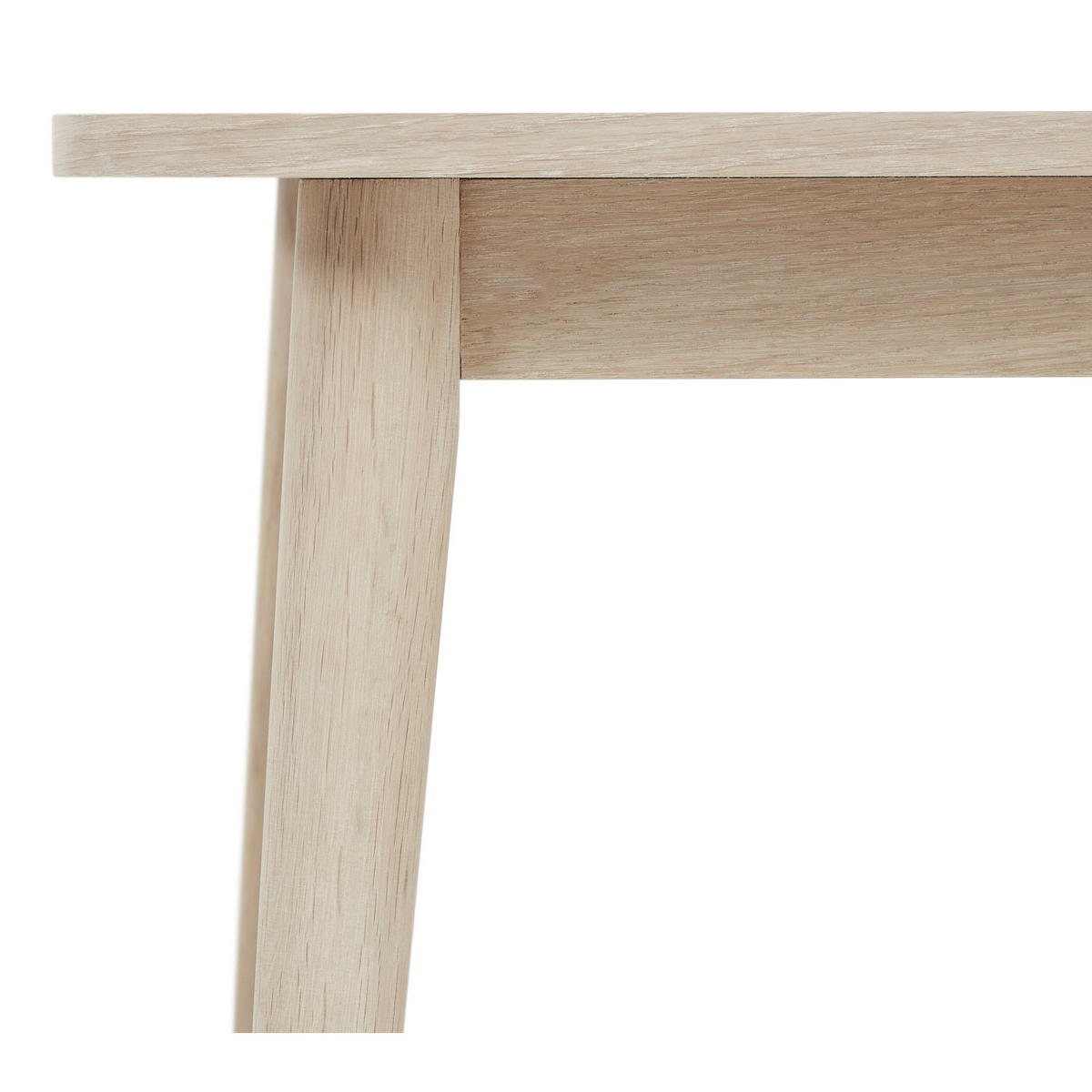 COUCHTISCH rechteckig Eiche massiv 70/125/52 cm - Beige, Holz/Holzwerkstoff (70/125/52cm) - Furnhouse