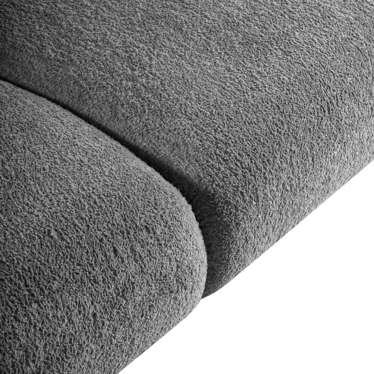 SCHLAFSOFA Beno 3-Sitzer mit Schlaffunktion, Grau - Grau, Textil (199/91/91cm) - Beautysofa