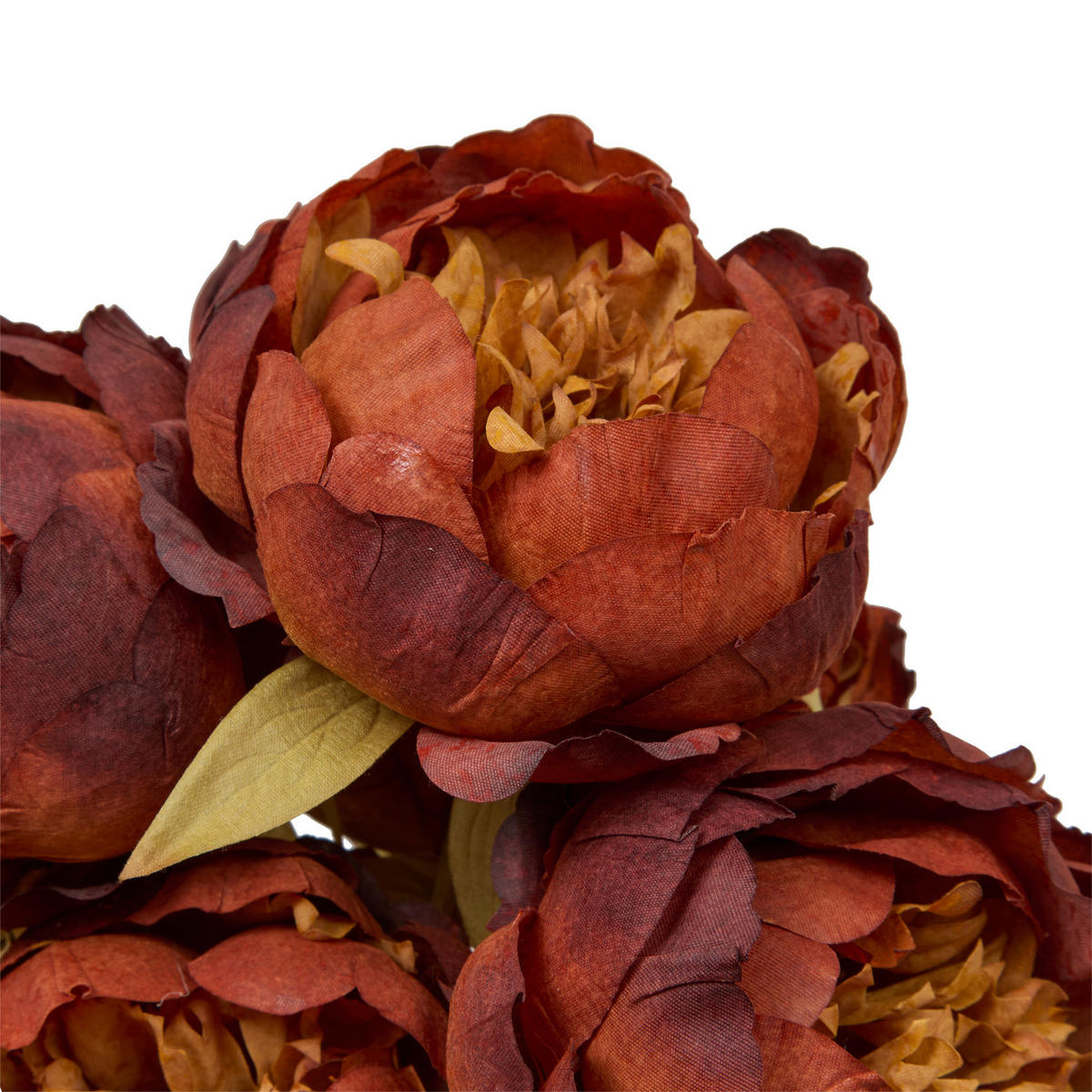 KUNSTBLUMENSTRAUSS 5 Pfingstrosen Fria 40/25/53 cm - Rosa, Textil (53cm) - Atmosphera Createur d´interieur
