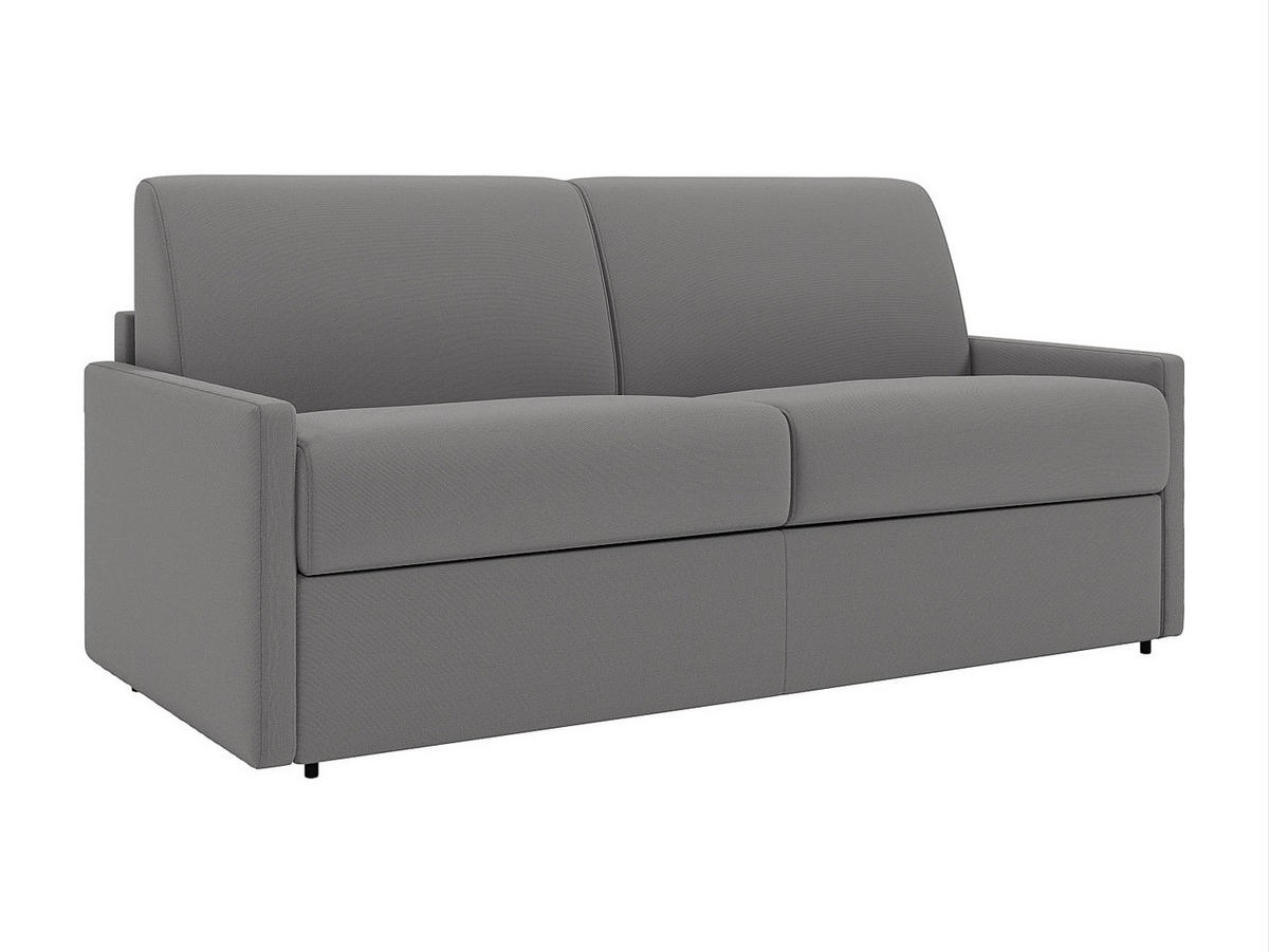 SCHLAFSOFA - 4 Personen - stoff - hellgrau Calife - Hellgrau, Textil (190/99/223cm) - Vente-Unique
