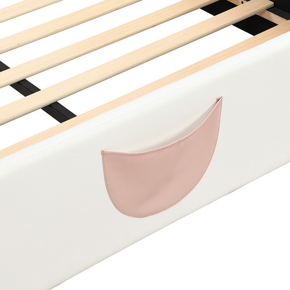 KINDERBETT 140x200 cm Rutsche LED rosa - Rosa, Kunststoff (140/200cm) - LEBENLANG