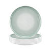 FRÜHSTÜCKSTELLER Sento Home Aura mint ø 21,4 cm 6er Set - Mintgrün, Keramik (21.4cm) - Seltmann Weiden