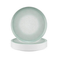 FRÜHSTÜCKSTELLER Sento Home Aura mint ø 21,4 cm 6er Set - Mintgrün, Keramik (21.4cm) - Seltmann Weiden