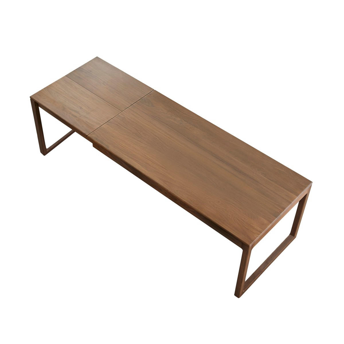 TISCH Arto Braun aus Walnuss - Braun, Holz (90/260/75cm) - Tikamoon