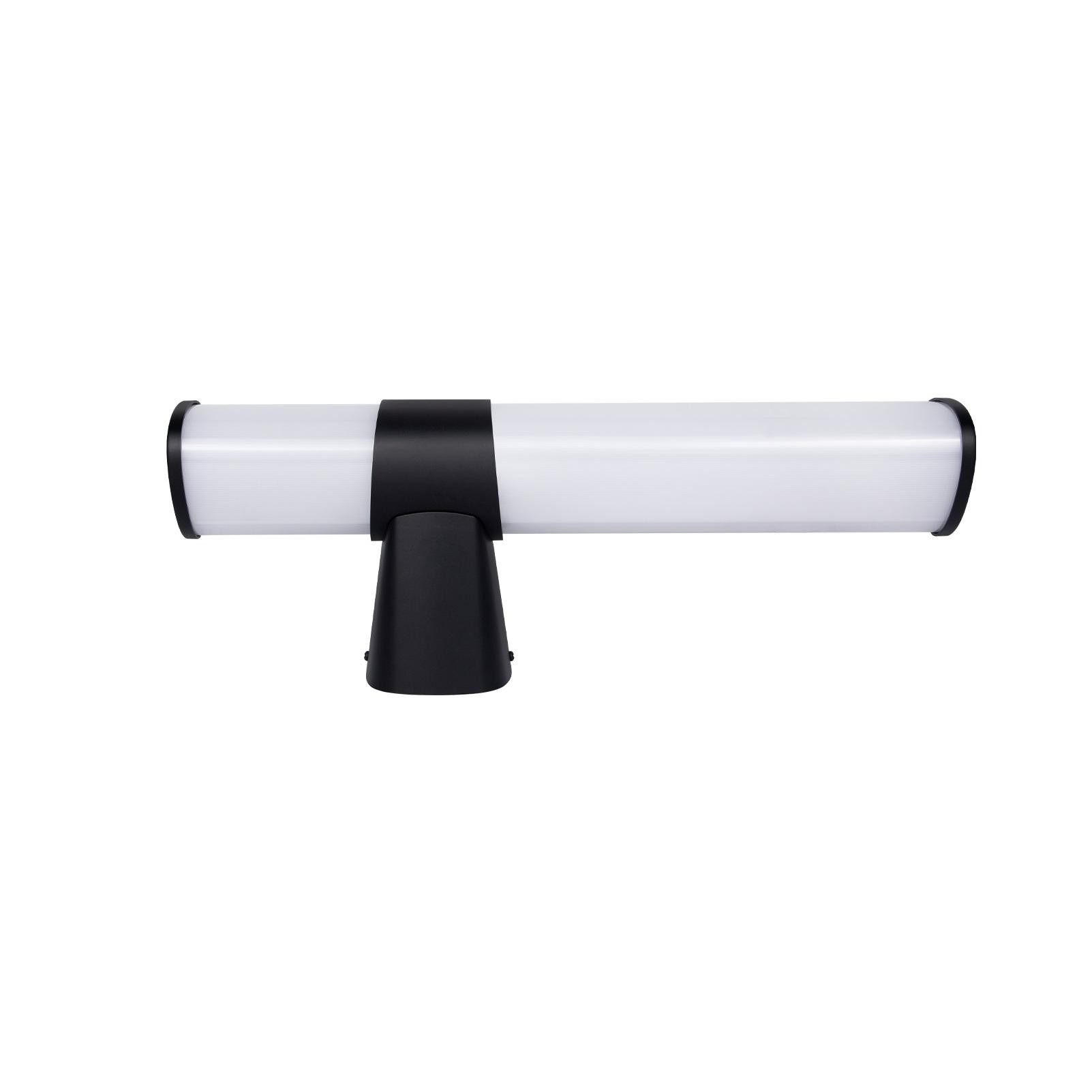 SPIEGELLEUCHTE Wiesbaden(1er-set) 30/6.8/12.8 cm - Schwarz, Kunststoff (30/6.8/12.8cm) - Nettlife