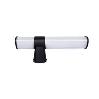 SPIEGELLEUCHTE Wiesbaden(1er-set) 30/6.8/12.8 cm - Schwarz, Kunststoff (30/6.8/12.8cm) - Nettlife