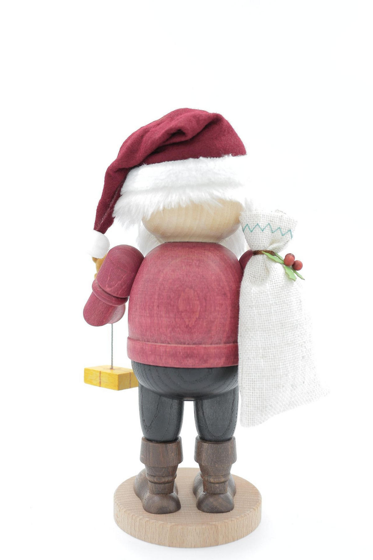 RAUCHFIGUR Wichtel Weihnachtsmann 23 cm - Multicolor, Holz (11/23/0.1cm)